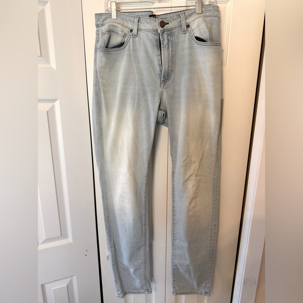 Monfrere Brando Slim Jean 34 Vintage Light Blue Distressed Premium